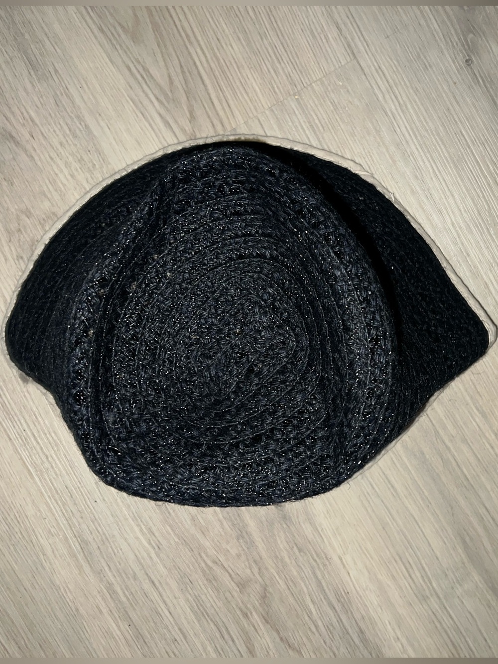 Nordstrom Rack Black and White Woven Hat